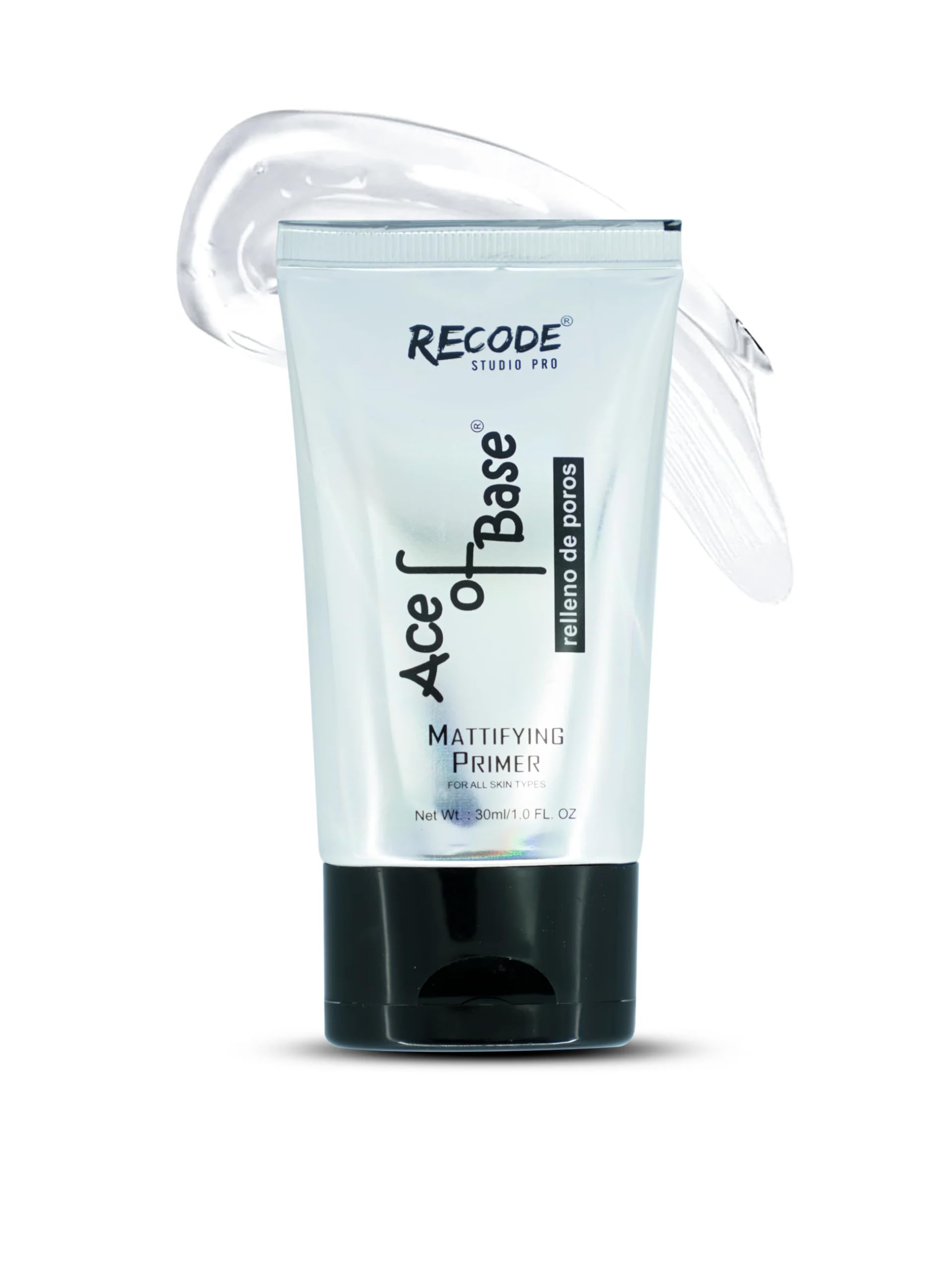 Recode Makeup Ace of Base Primer for Oily Skin & Dry Skin, Extremely Lightweight & Silky Smooth On Skin, Primer for Face Makeup, Face Primer for Women & Girls, For All Skin Types, 30ml  from recode
