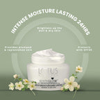 Lotus Herbals WhiteGlow Deep Moisturizing Creme I Intense moisturization I Visible glow I SPF20 PA+++ I Normal to Dry skin I 50g  from Lotus