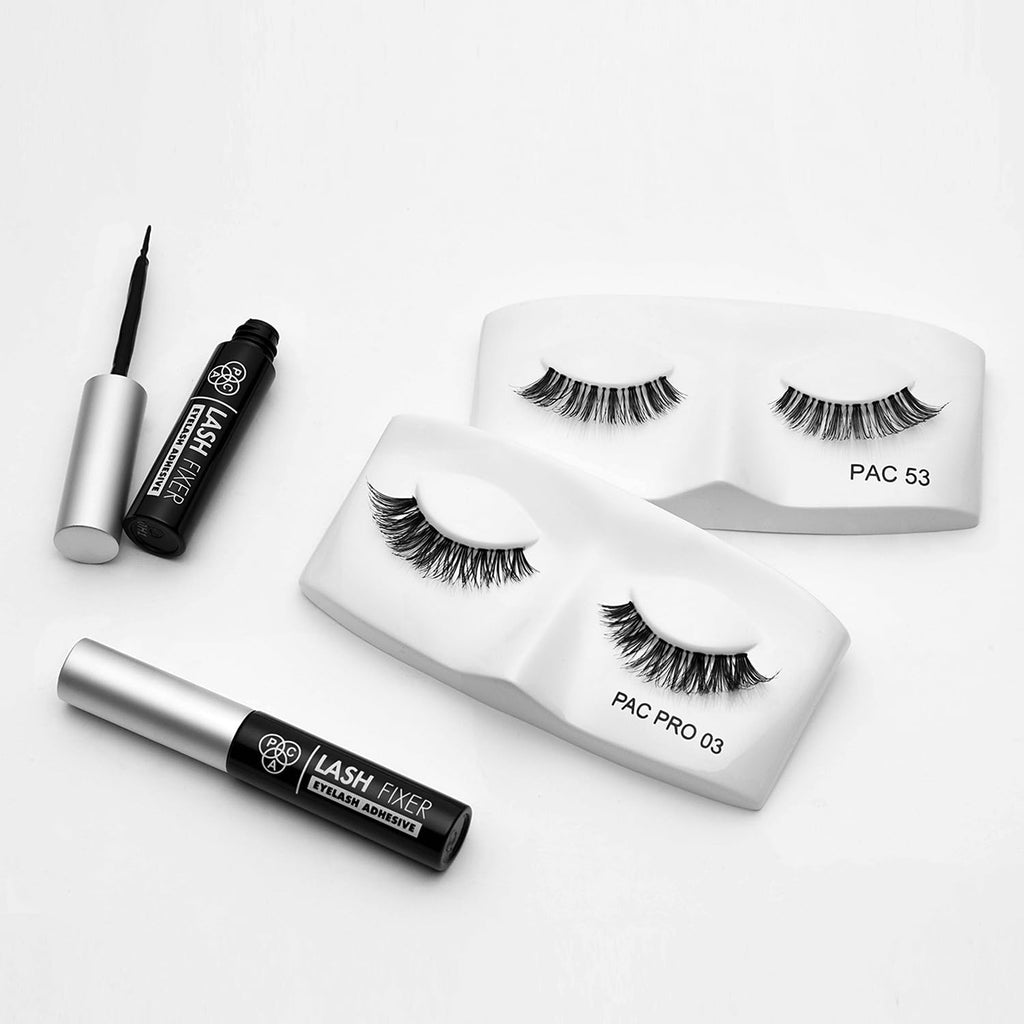 Pac Lash Fixer (Eyelash Adhesive) Transparent | Waterproof & Quick-dry Invisible Eye Lash Glue Works with Synthetic & natural fiber Lashes | Non-Toxic & Non-allergic for All Skin Types  from PAC
