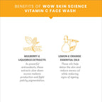 WOW Skin Science Brightening Vitamin C Face Wash(100ml) pack of 2