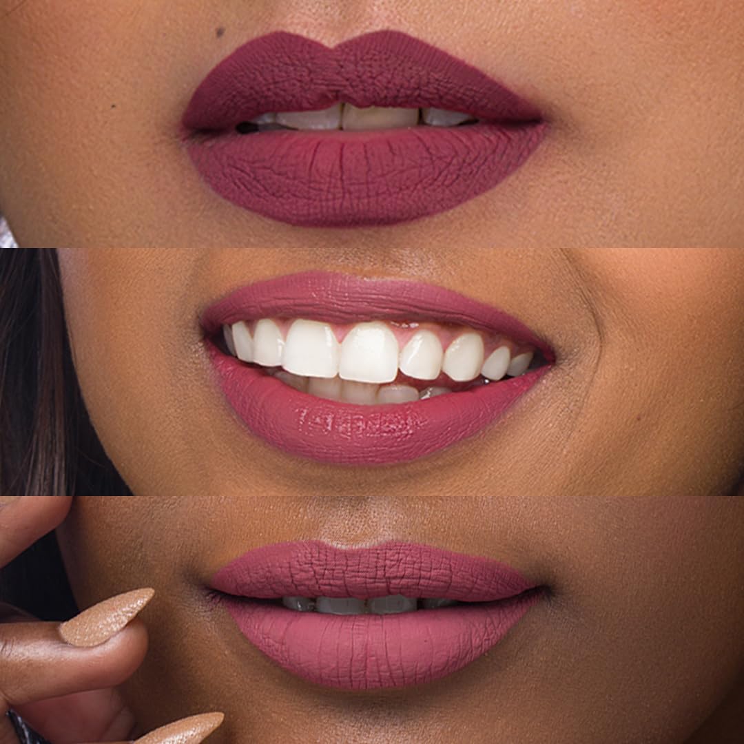 SUGAR Cosmetics - Smudge Me Not - Liquid Lipstick - 16 Bare Flair (Rose Brown) - 4.5 ml - Ultra Matte Liquid Lipstick, Transferproof and Waterproof, Lasts Up to 12 hours  from SUGAR Cosmetics