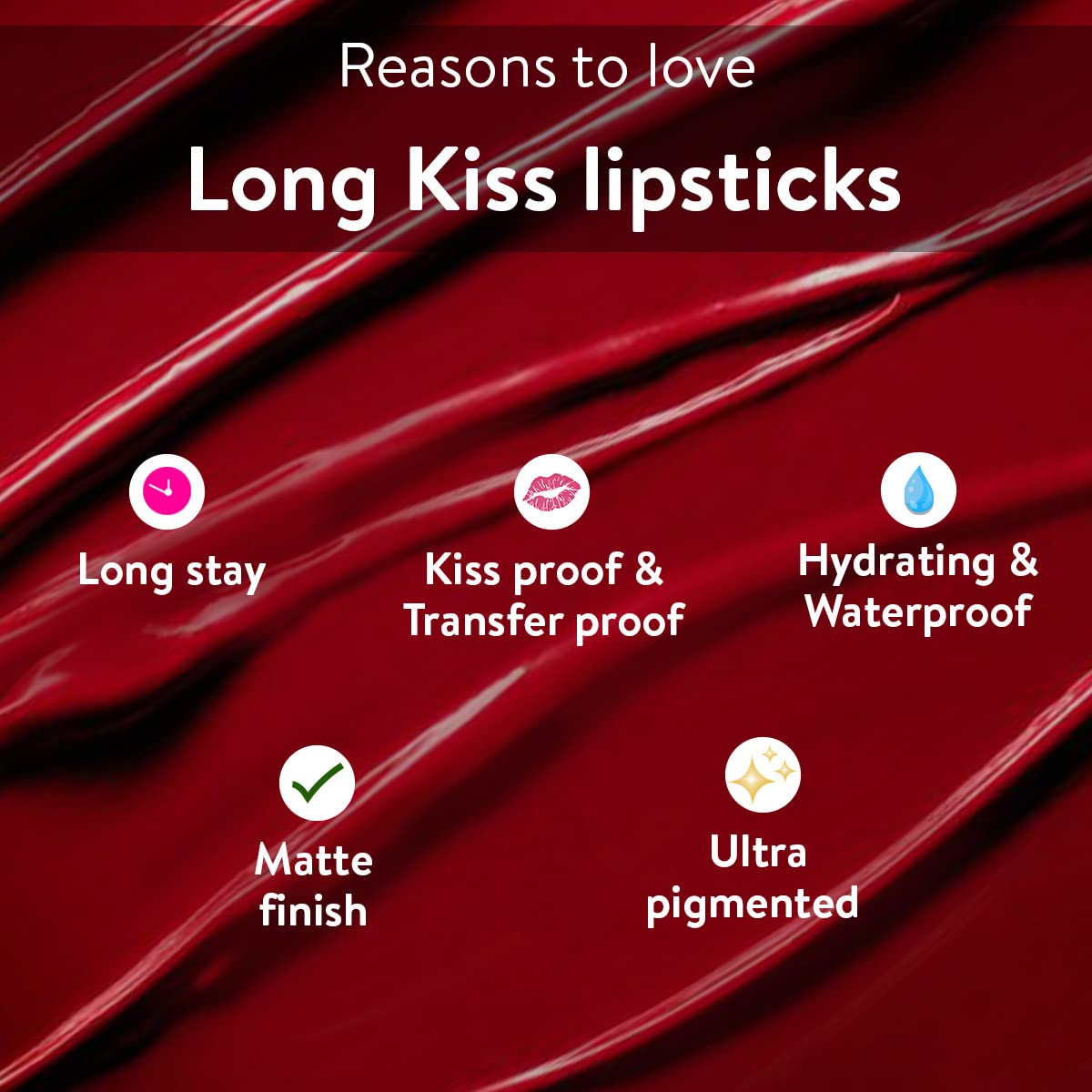 Belora Paris Long Kiss | Liquid Matte Lipstick |Non-Drying| Long Stay 18 hours|100% Matte| Vitamin E |Jojoba Oil| Vegan-Sweet Kiss lipstick from Belora paris