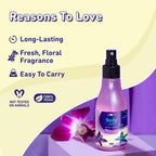 Plum BodyLovin' Orchid-You-Not Body Mist | Long Lasting Fresh Floral Fragrance For Women With Red Apple, Freesia & Musk | High On Fun | Travel-Friendly Perfume Body Spray 100 ml  from Plum