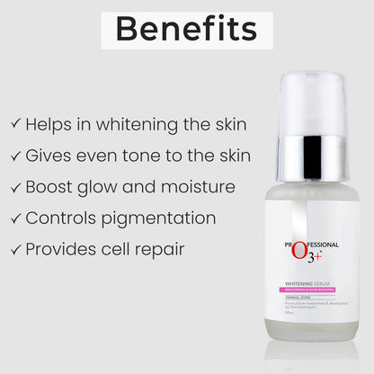 O3+ Whitening Serum for Pigmentation Control and Skin Brightening, 50ml  from O3+