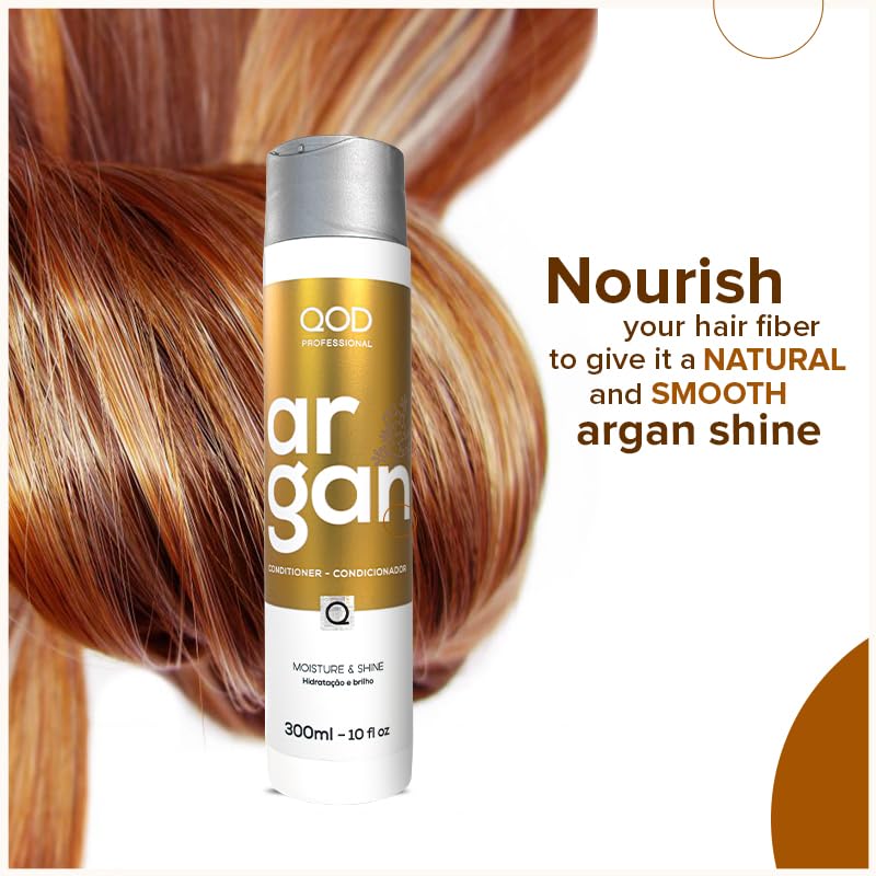Qod Professional Argan Conditioner 300Ml | Sulphate Free | Sodium Chloride Free  from QOD