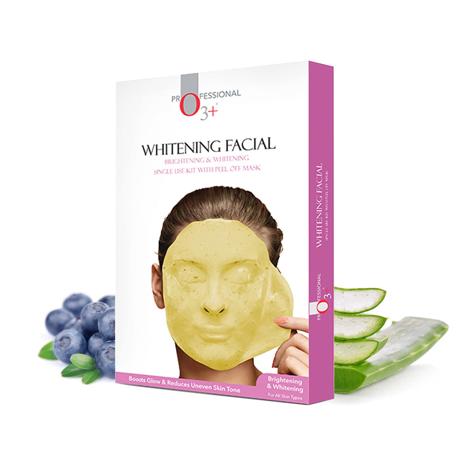 O3+ Whitening Facial Kit With Brightening & Whitening Peel Off Power Mask (45gm)  from O3+