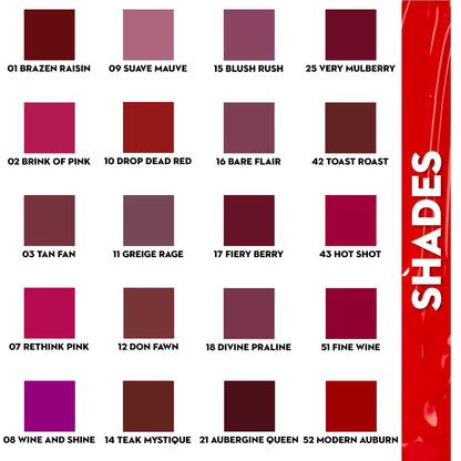 SUGAR Cosmetics - Smudge Me Not - Liquid Lipstick - 11 Greige Rage (Greige Rose) - 4.5 ml - Ultra Matte Liquid Lipstick, Transferproof and Waterproof, Lasts Up to 12 hours  from SUGAR Cosmetics