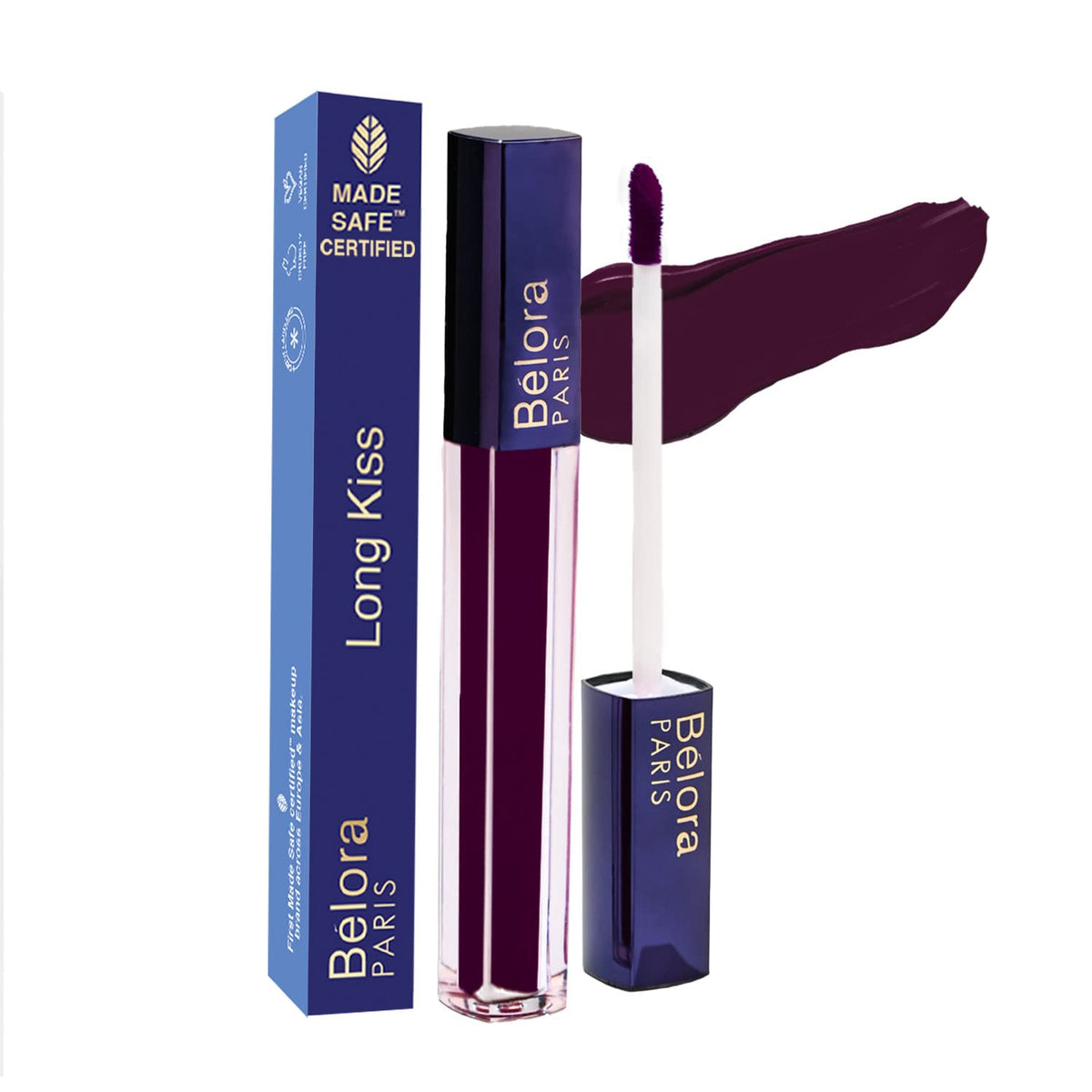 Belora Paris Long Kiss | Liquid Matte Lipstick |Non-Drying| Long Stay 18 hours|100% Matte| Vitamin E |Jojoba Oil| Vegan-Sweet Kiss lipstick from Belora paris
