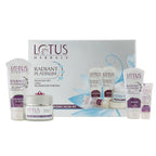Lotus Herbals Radiant Platinum Anti-Ageing Facial Kit With 4 Easy Steps (Multiple Use)1 Count (Pack of 1)  from Lotus