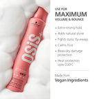 Schwarzkopf Professional OSiS+ Grip Extra Strong Hair Styling Mousse I For Volume and Natural Shine | Frizz Control | Vegan | Extra strong Hold | For Body and Bounce | 200 ml  from Schwarzkopf Professional