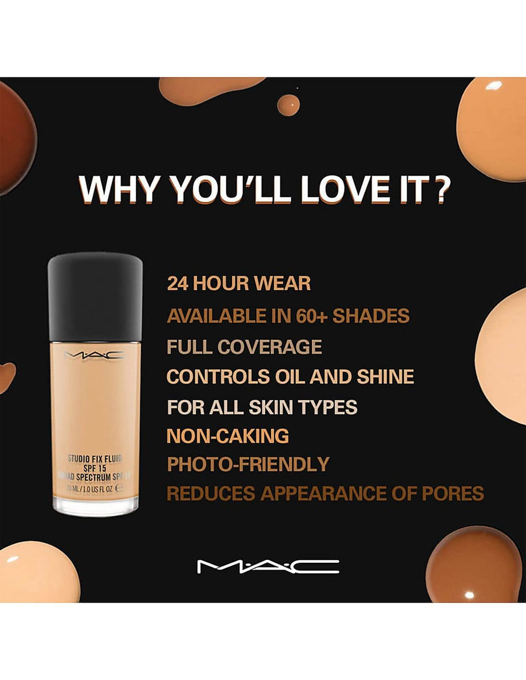 MeeTo Poreless Flawless Liquid Semi-Matte Foundation Makeup, Lightweight & Full Coverage, Hydrating Cream Concealer for Dark Circles and Blemishes, Improves Uneven Skin Tone, Creamy Beige Color, 40ml  from MeeTo