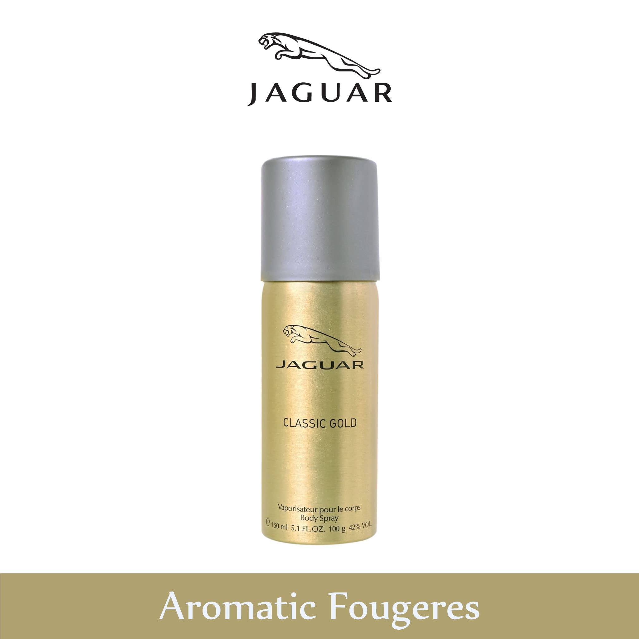 JAGUAR Classic Gold Deodorant Spray - For Men (150 ml) perfume from JAGUAR