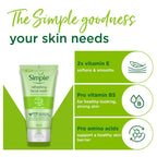 Simple Kind To Skin Refreshing Facial Wash 150 ml | 100% Soap-Free Facewash that doesn't dry out your skin| For All Skin Types  from simple
