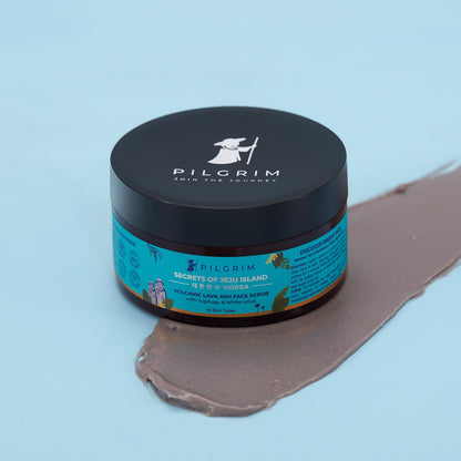 Pilgrim Face Scrub for De Tan, Exfoliation, Glowing Skin, Blackhead Removal, Dry, Oily, Combination Skin, Men and Women, Korean Beauty Secrets, 100g Face Scrub from Pilgrim