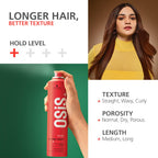 Schwarzkopf Professional OSiS+ Texture Craft Dry Texture Hair Styling Spray Mist I Non Crispy Hair With a Natural Shine I Vegan | Fine Dry Spray Mist | Flexible hold | 300 ml  from Schwarzkopf Professional