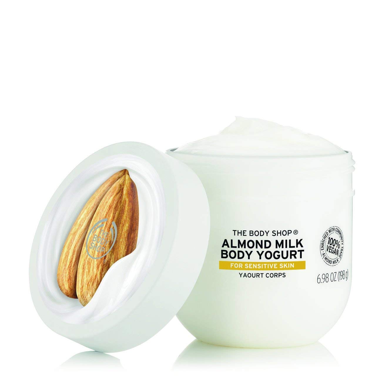 The Body Shop Vegan Body Yogurt Almond Milk Cream, 200ml Body cream from The body Shop