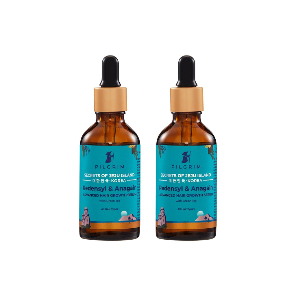 Pilgrim Redensyl 3% + Anagain 4% + Baicapil Advanced Hair Growth Serum (30ml) for Scalp with Korean Black Rice, Saw Palmetto | Control Fall, Stimulate Regrowth, Increase Density | For Women & Men