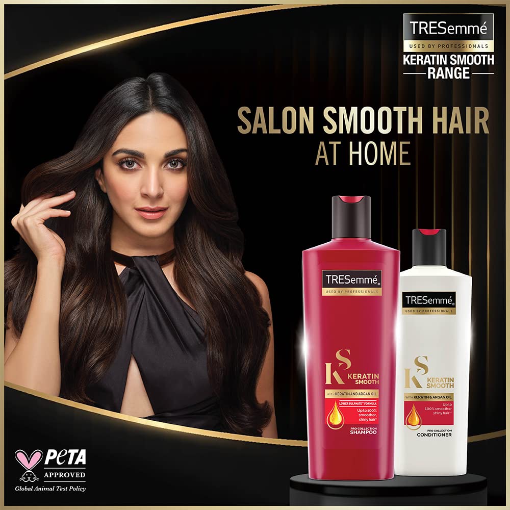 TRESemme Keratin Smooth Shampoo 185 ml (Pack of 2)  from TRESemme