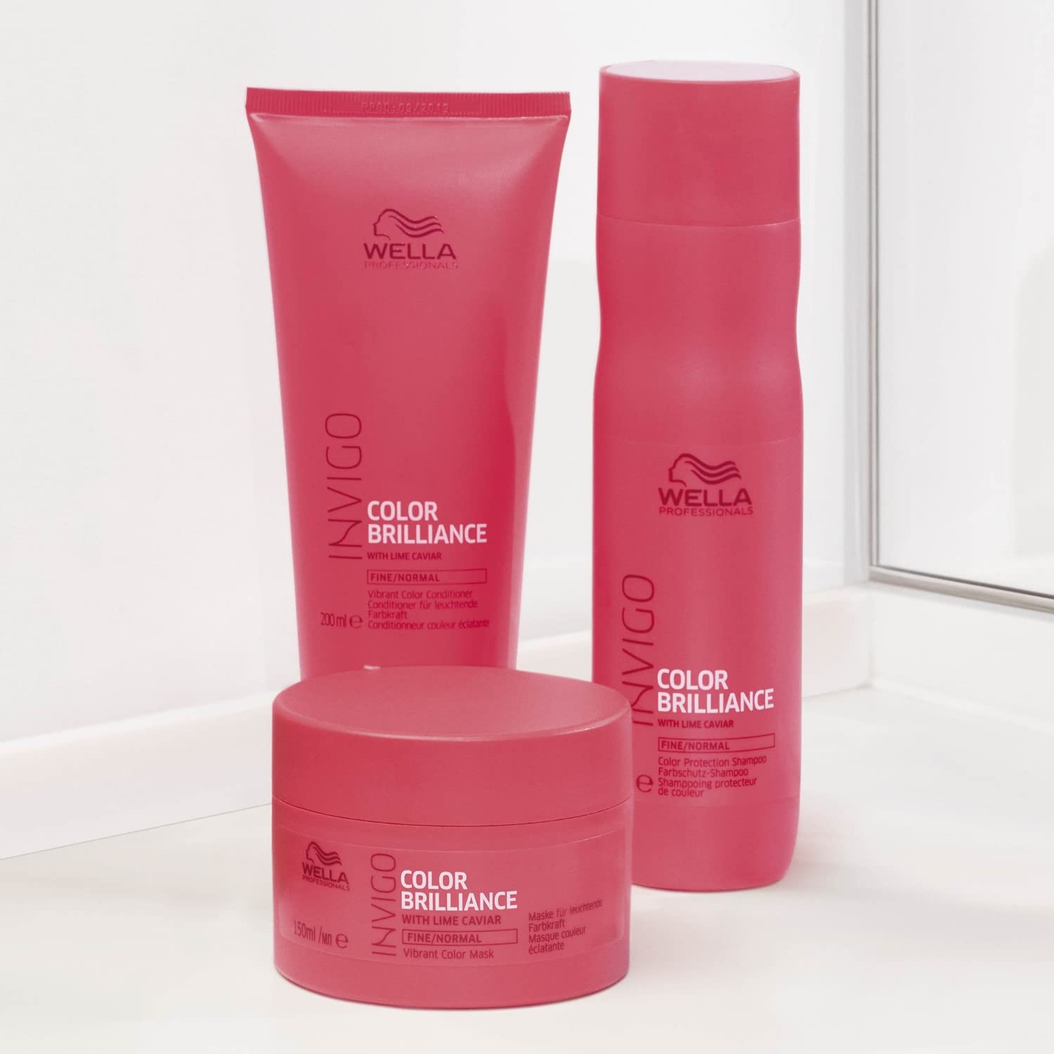 Wella Professionals Invigo Color Brilliance Shampoo | 250 ml | Colour Protecting Hair Cleanser for Coloured, Treated, Fine/Normal Hair | With Lime Caviar  from WELLA PROFESSIONALS