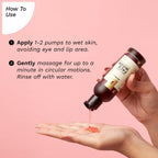 Pilgrim French Red Vine Face Wash with Vitamin C & goodness of Aloe for Anti Ageing & Dark Spots |Face wash for dry skin | Face cleanser for dry skin | Men and Women|100ml face Wash from Pilgrim
