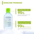 Bioderma Sébium H2O Purifying Micellar Cleansing Water and Makeup Removing Solution for Combination to Oily Skin 100 ml  from Bioderma
