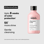 L'OREAL PROFESSIONNEL PARIS Vitamino Color Shampoo For Coloured Hair, 300Ml|Professional Color Protect Shampoo |Coloured Protection Shampoo With Uv Protection Shampoo from loreal pro paris