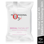 O3+ Bridal Facial Kit for Radiant & Glowing Skin - Suitable for All Skin Types (60g+69ml, Single Use)  from O3+
