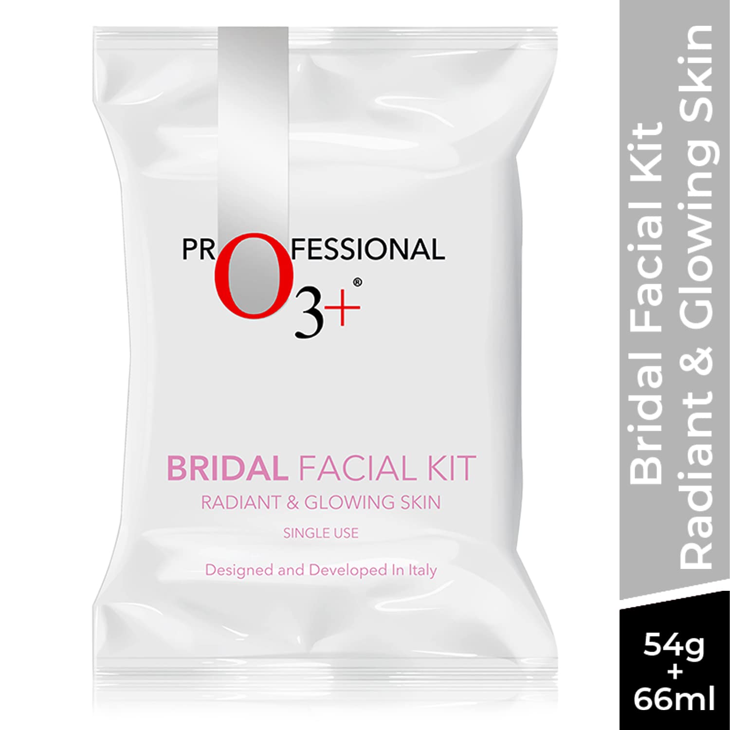 O3+ Bridal Facial Kit for Radiant & Glowing Skin - Suitable for All Skin Types (60g+69ml, Single Use)  from O3+