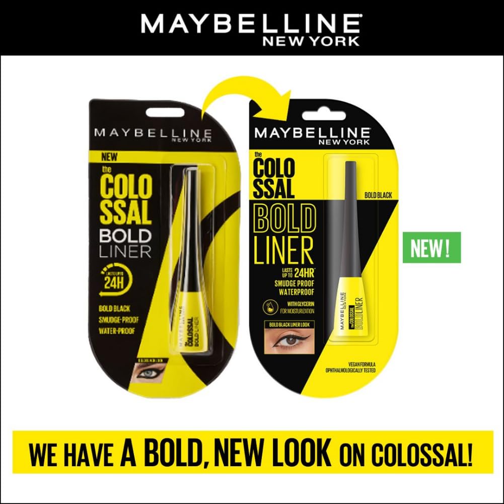 Maybelline New York Colossal Bold Eyeliner, Black, 3ml  from Maybelline