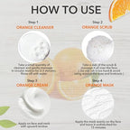 SARA Orange Facial Kit for Skin Cleansing & Brightening, 40gm | For Single Use facial Kits from SARA BEAUTY