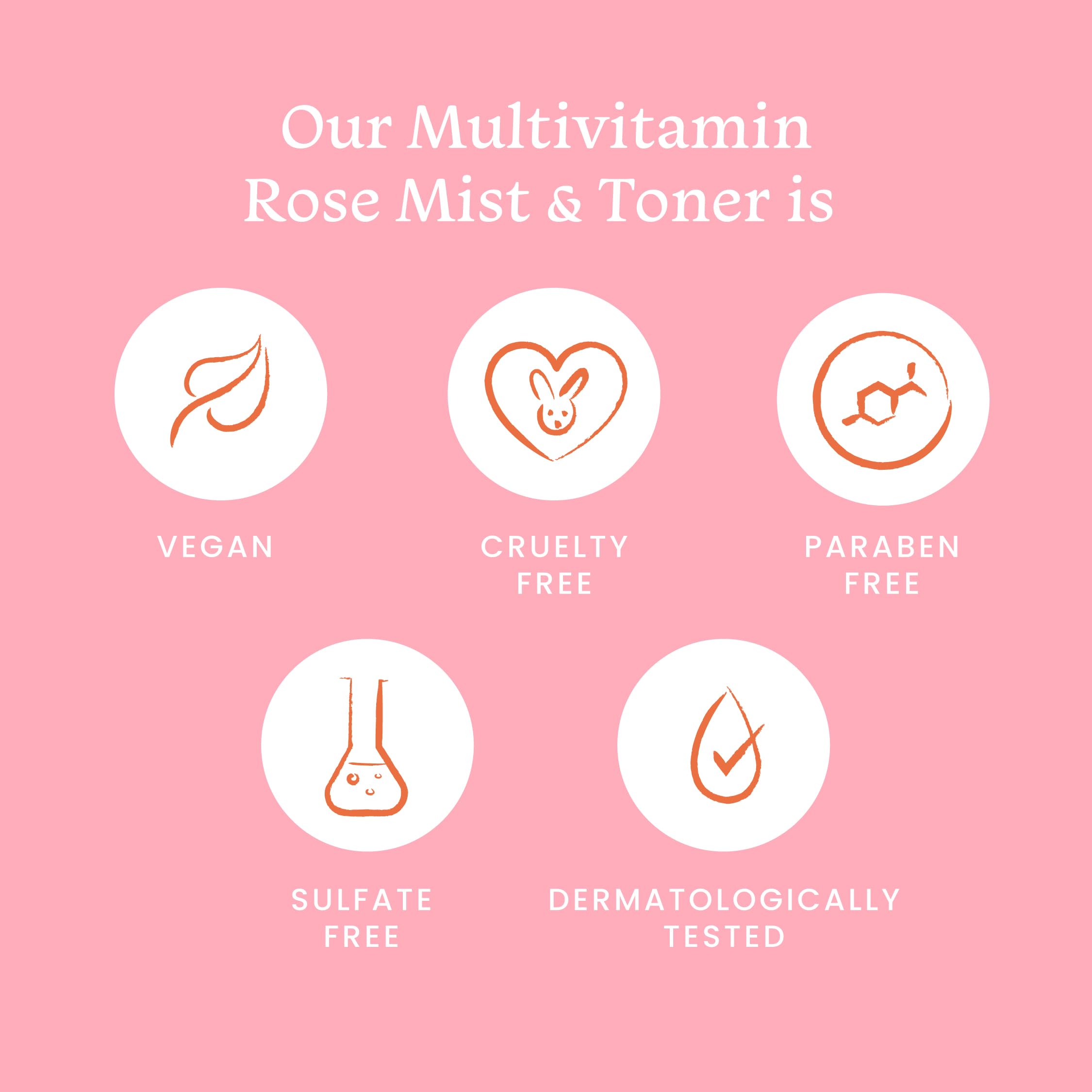 Foxtale Essentials Multivitamin Rose Mist & Toner with Niacinamide, Rose Extract, Vitamin C, Brightens and Hydrates Skin, Lightweight & Fast-Absorbing, For All Skin Types, Men & Women, 100 ml  from FoxTale