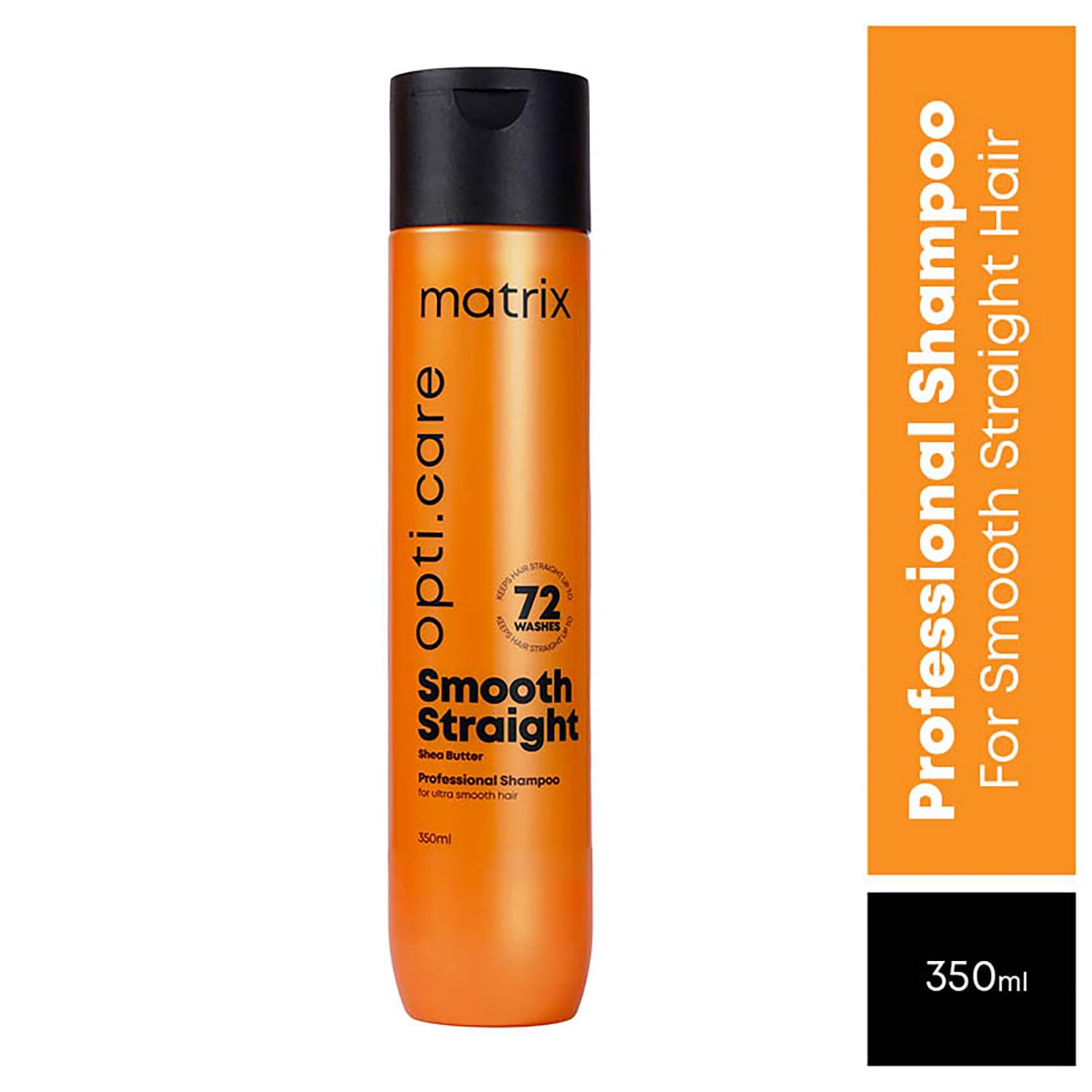 Matrix Opti.Care Professional Shampoo for Salon Smooth Straight Hair | Control Frizzy Hair for up to 4 Days | With Shea Butter | No Added Parabens | (350 ml)  from Matrix