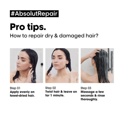 L'Oreal Professionnel Absolut Repair Hair Mask For Dry and Damaged Hair hair mask from loreal pro paris