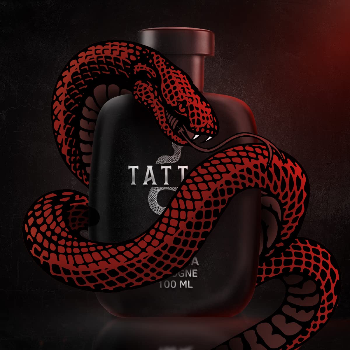 Ustraa Tattoo Cologne - 100ml - Perfume for Men | with a mix of spicy, woody and citrusy notes | Ideal for night occasions | Long-lasting fragrance with no gas perfume from Ustraa