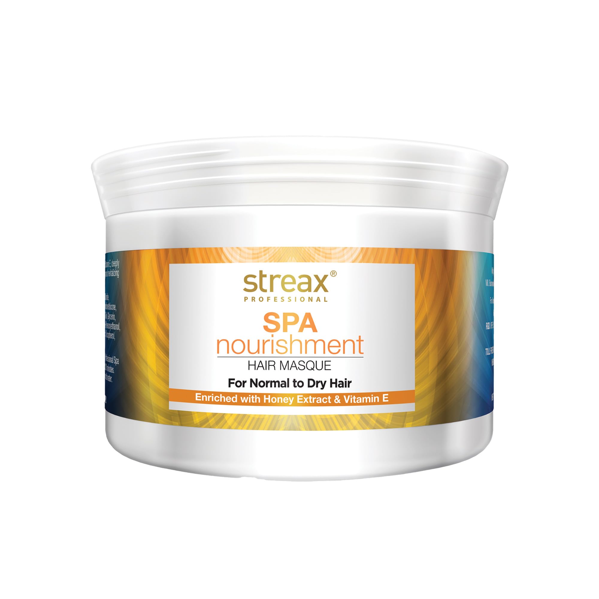 Streax Professional Spa Nourishment Hair Masque For Women | Normal To Dry Hair | Enriched With Honey & Vitamin E | Conditions, Softens & Detangles Hair | Reveals Softer, Smoother & Shinier Hair, 200 g  from Streax