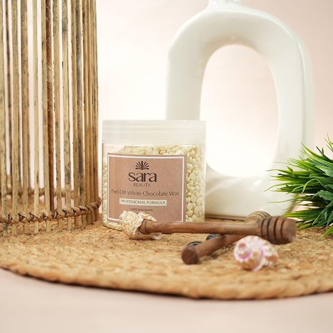 SARA Professional Peel Off White Chocolate Bean Wax | Perfect For Face & Body,400gm body wax from SARA BEAUTY