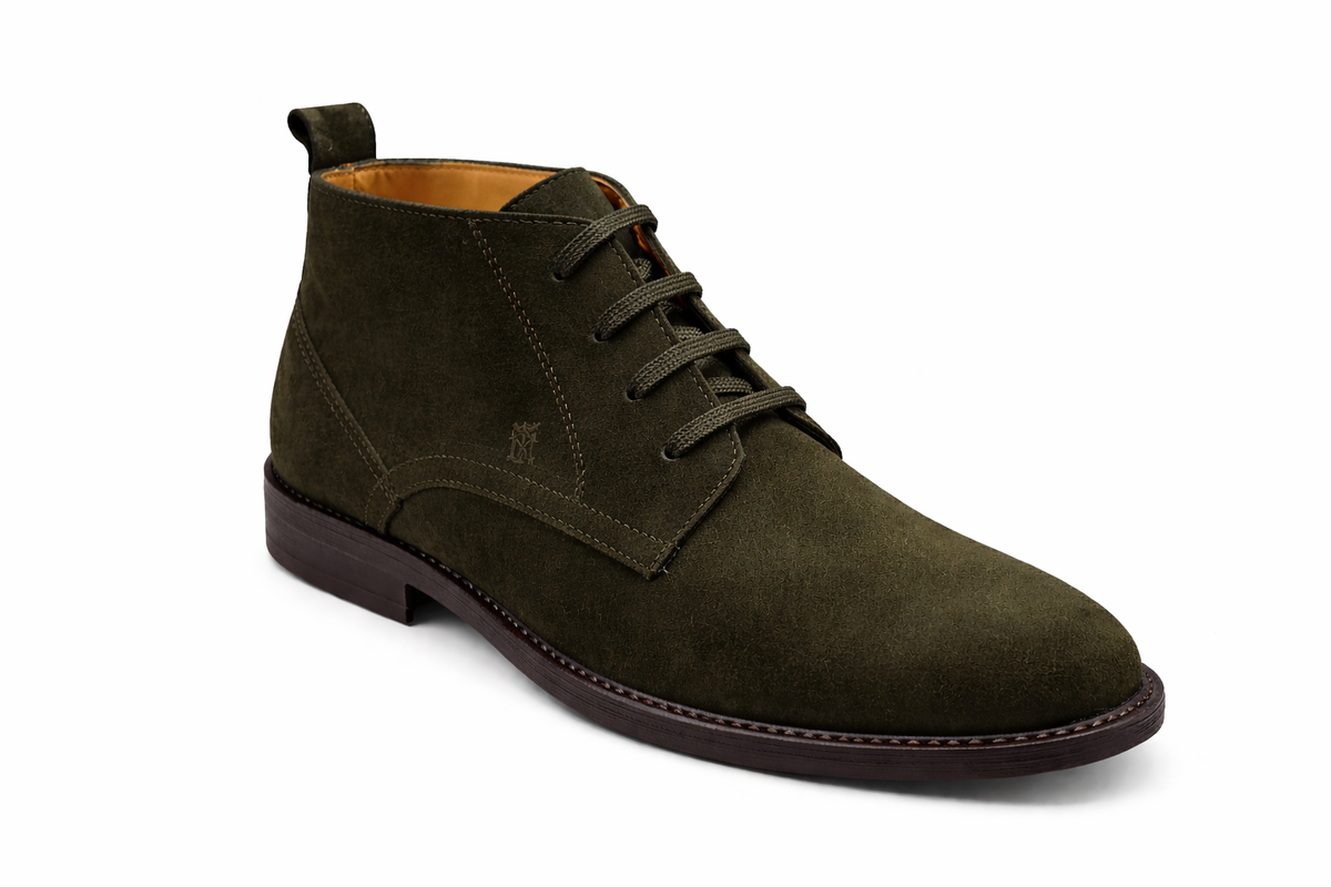 Trueman's London Men’s Chukka Boots | Suede Leather