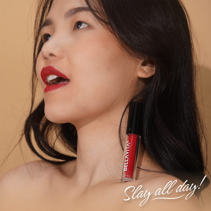 Kiss-Proof Liquid Lipstick (Wine stain)
