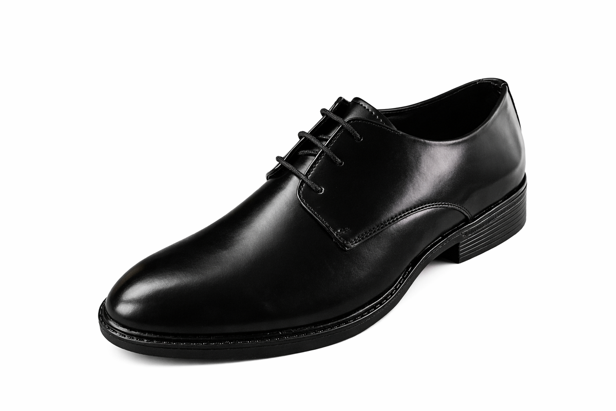Trueman's London Men’s Plain Derby Shoes | Crust Leather