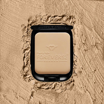 Daily Life Forever52 Dual Wet and Dry Compact With Sponge and Mirror (12g, Ivory)  from Forever52