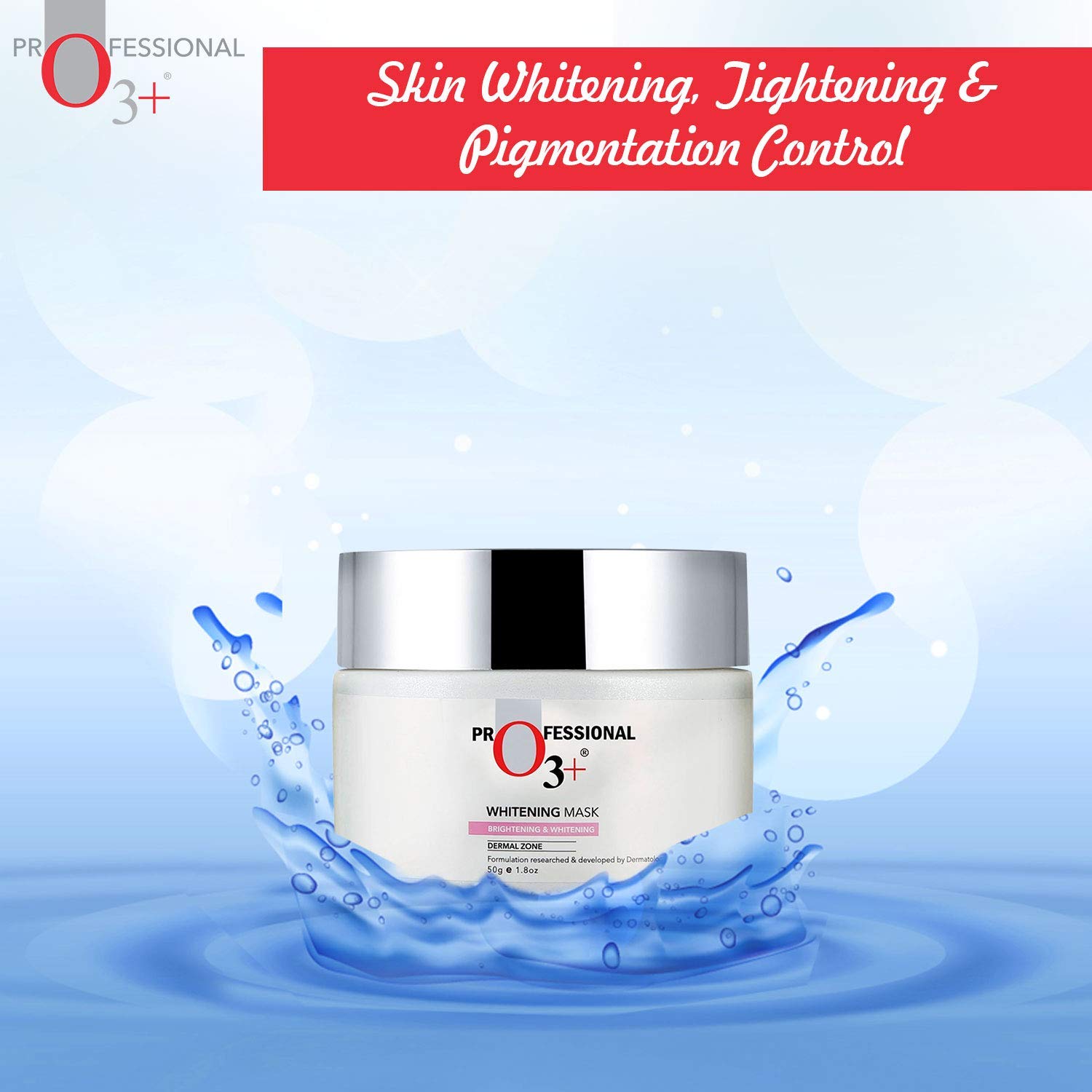 O3+ Whitening Mask for Skin Whitening, Tightening and Pigmentation Control (50gm)  from O3+