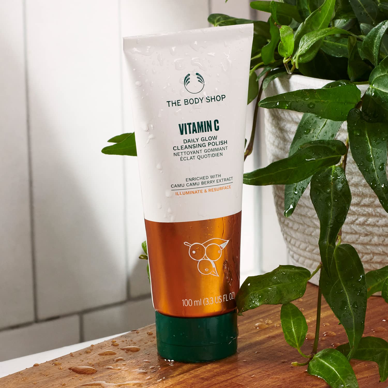 The Body Shop Vitamin C Daily Glow Cleansing Polish, 4.2 Ounce  from The Body Shop