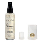 L.A Girl Gold Shimmer Finishing Spray for Face and Body, Brightening & Illuminating Glow, Infused with Pearlescent Shimmer, Specially Formulated for Glowing Skin, Setting Spray for Makeup - 80ml Finishing spray from L.A Girls
