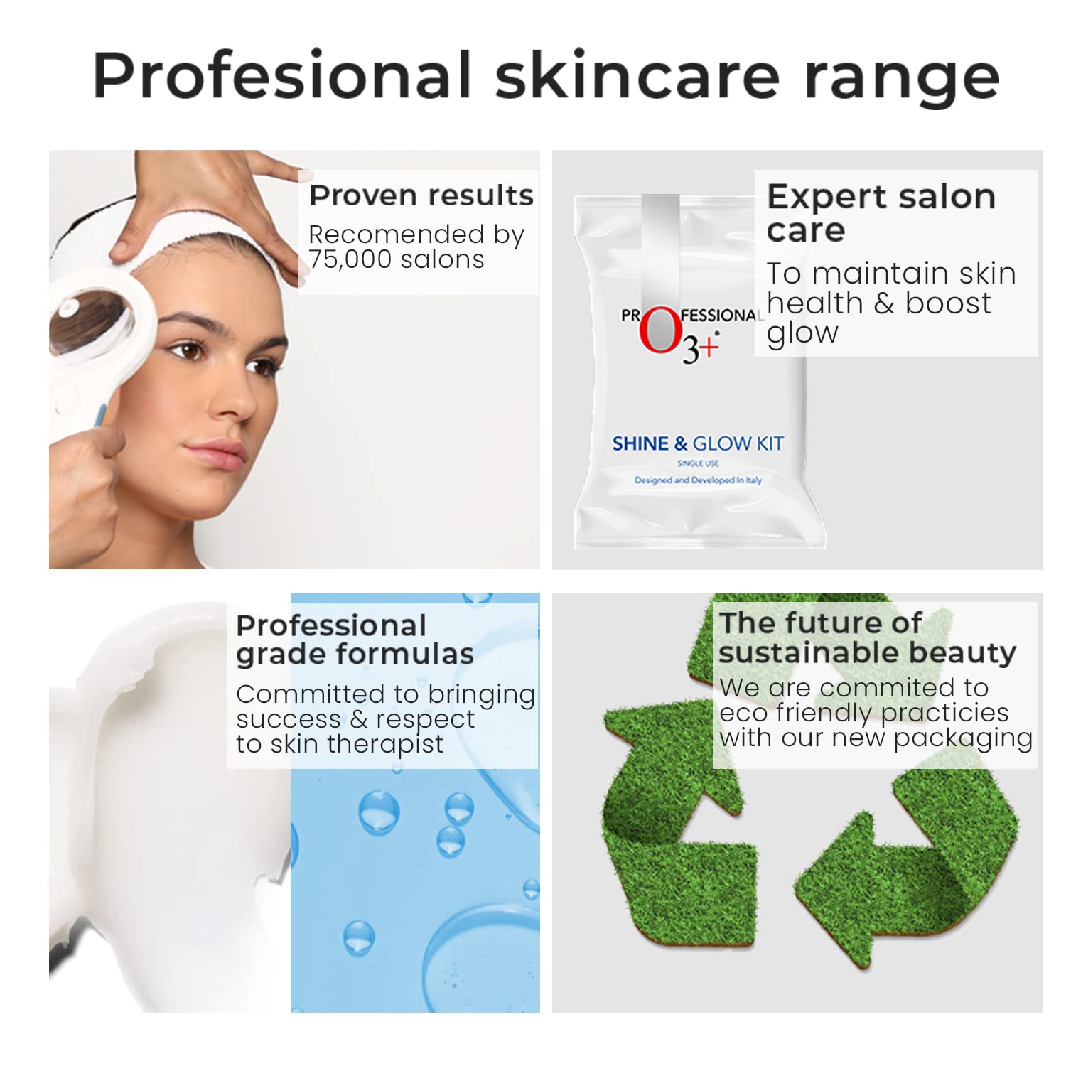 O3+ Shine & Glow Mono Dose Facial Kit (32g+6ml)  from O3+