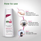 Sebamed Anti- Hairloss Shampoo 200Ml|Ph 5.5|Reduces Hairloss|Caffeine&Gingko Biloba|All Hair Types  from SebaMed