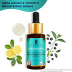 Pilgrim 2% Alpha Arbutin & 3% Vitamin C Brightening Face Serum for glowing skin| Alpha arbutin face serum |All skin types | Men & Women| Korean Skin Care| Vegan & Cruelty-free | 30ml Face serum from pilgrim