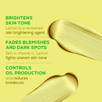 Joy Skin Brightening Lemon Face Wash (150ml) With Vitamin C For Naturally Glowing Skin | Removes Excess Oil & Dirt | Suitable For All Skin Types  from JOY