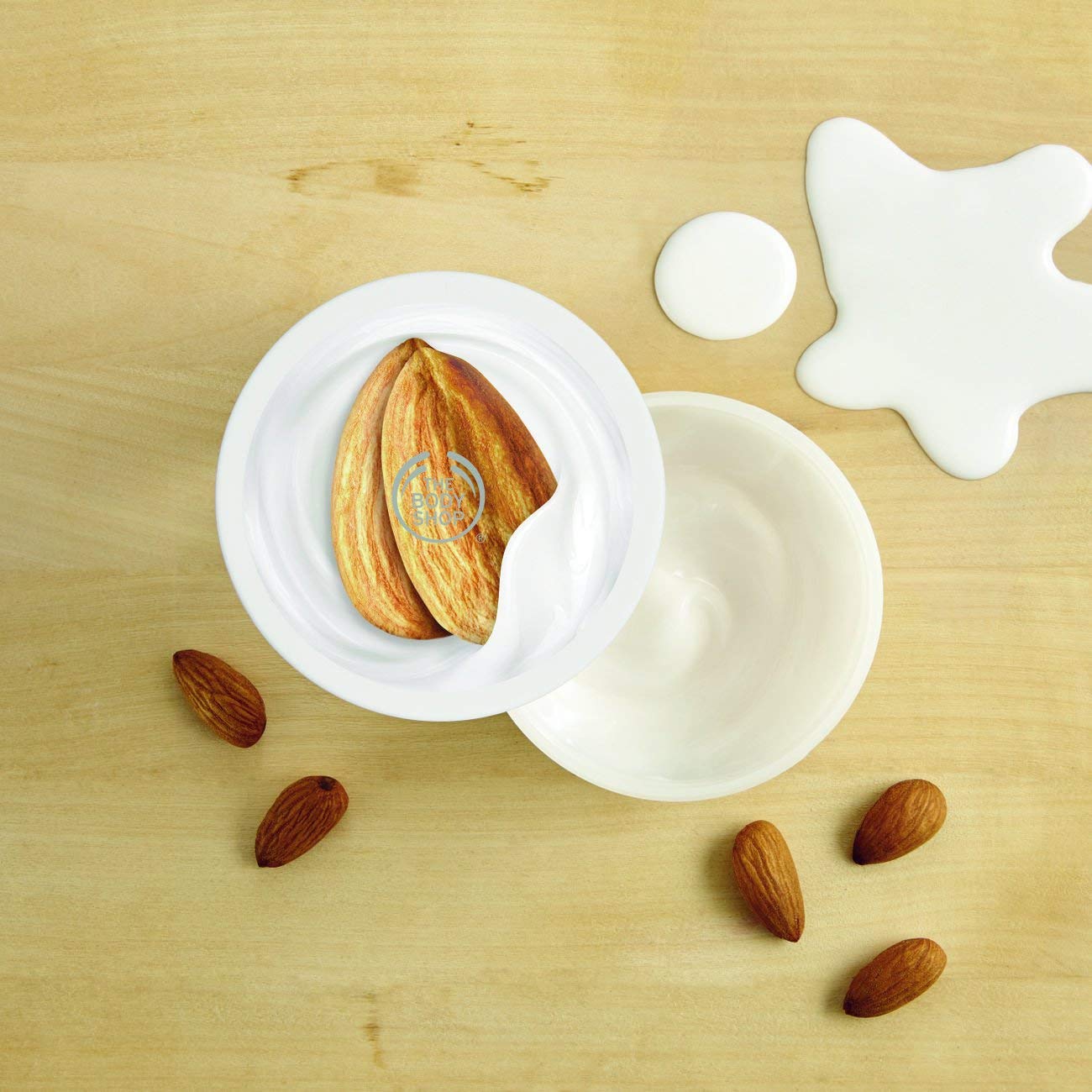 The Body Shop Vegan Body Yogurt Almond Milk Cream, 200ml Body cream from The body Shop