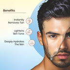 Ozone D-Tan Facial Cleanser | Tan Removal & Uneven Skin Tone | Enriched with Cucumber, Shea Butter & Milk | All Skin Types | For Men & Women | Tan removal for face & body