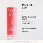 Foxtale Purify & Glow Cleanser + Clay Mask - Deep Cleanses Pores, Exfoliating Glow Facial, Instantly Gives Bright Skin, For Normal, Oily and Combination Skin, Men & Women - 100ml  from FoxTale